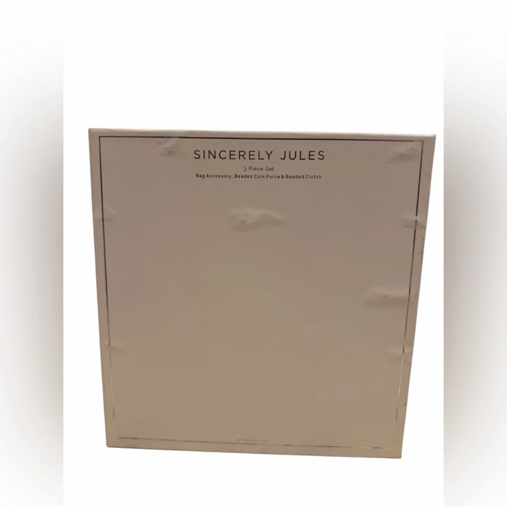 Sincerely Jules Citrus Beaded Clutch Set in Orange and Pink - Picture 6 of 6